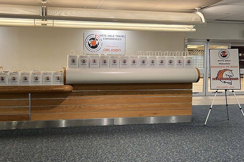 Brandeis HS Band Welcome Bags