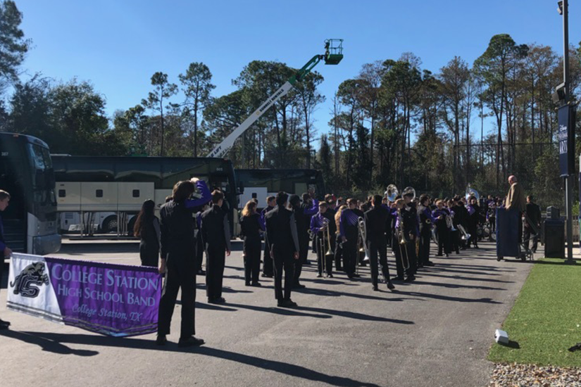 College Station HS Band Disney Parade