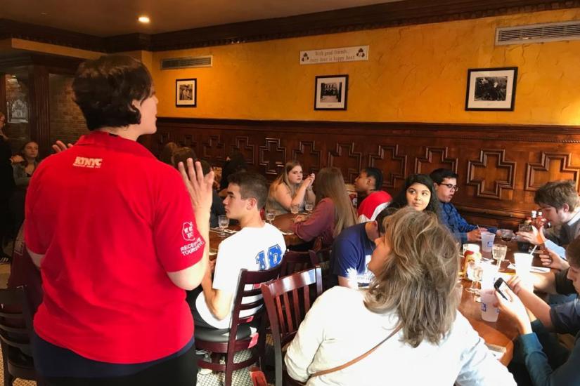 College Station HS Choir Group Dinner