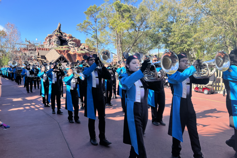 Harlan HS Band Disney Parade