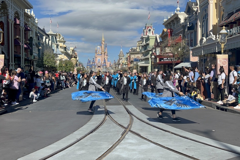 Harlan HS Band Disney Parade