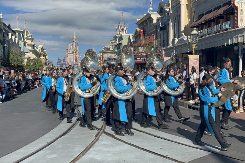 Harlan HS Band Disney Parade