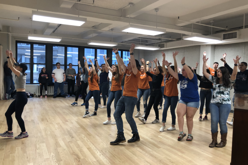 Madison HS Choir Dance Workshop