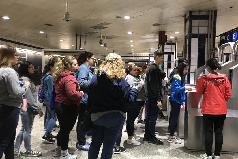 Madison HS Choir NYC Subway Safety