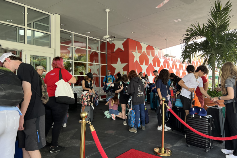 OConnor HS Orchestra Arrival