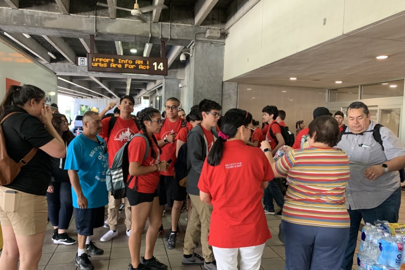 Southwest Legacy HS Band Arrival
