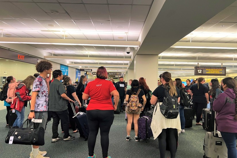 Stevens HS Airport Arrival