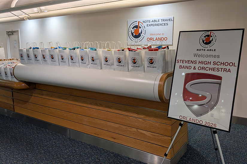 Stevens HS Airport Arrival