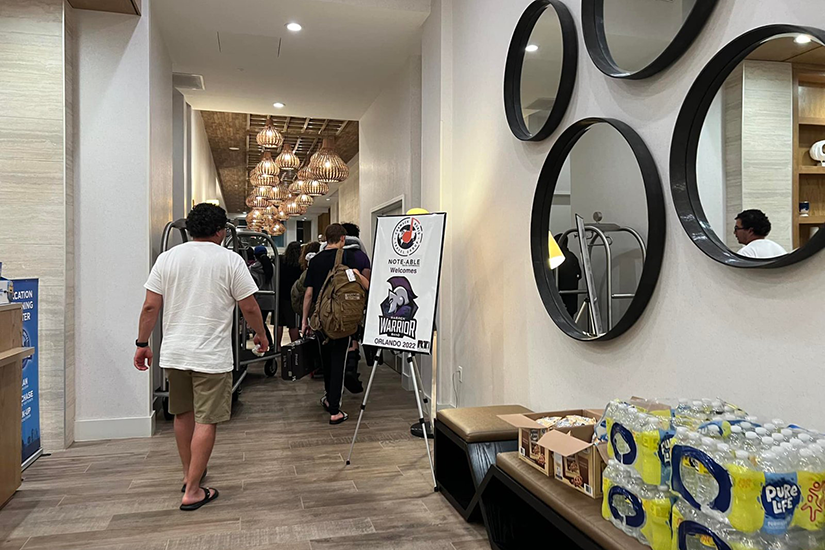 Warren Band Hotel Check-In