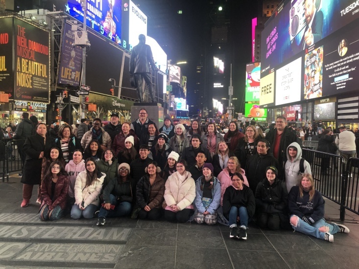 Hays HS Choir Times Square NYC